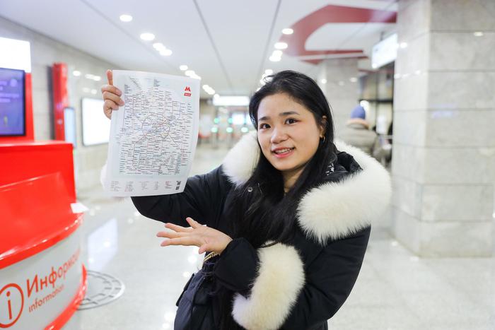 Схемой Московского метрополитена  на китайском языке воспользовались более 2 тысяч пассажиров