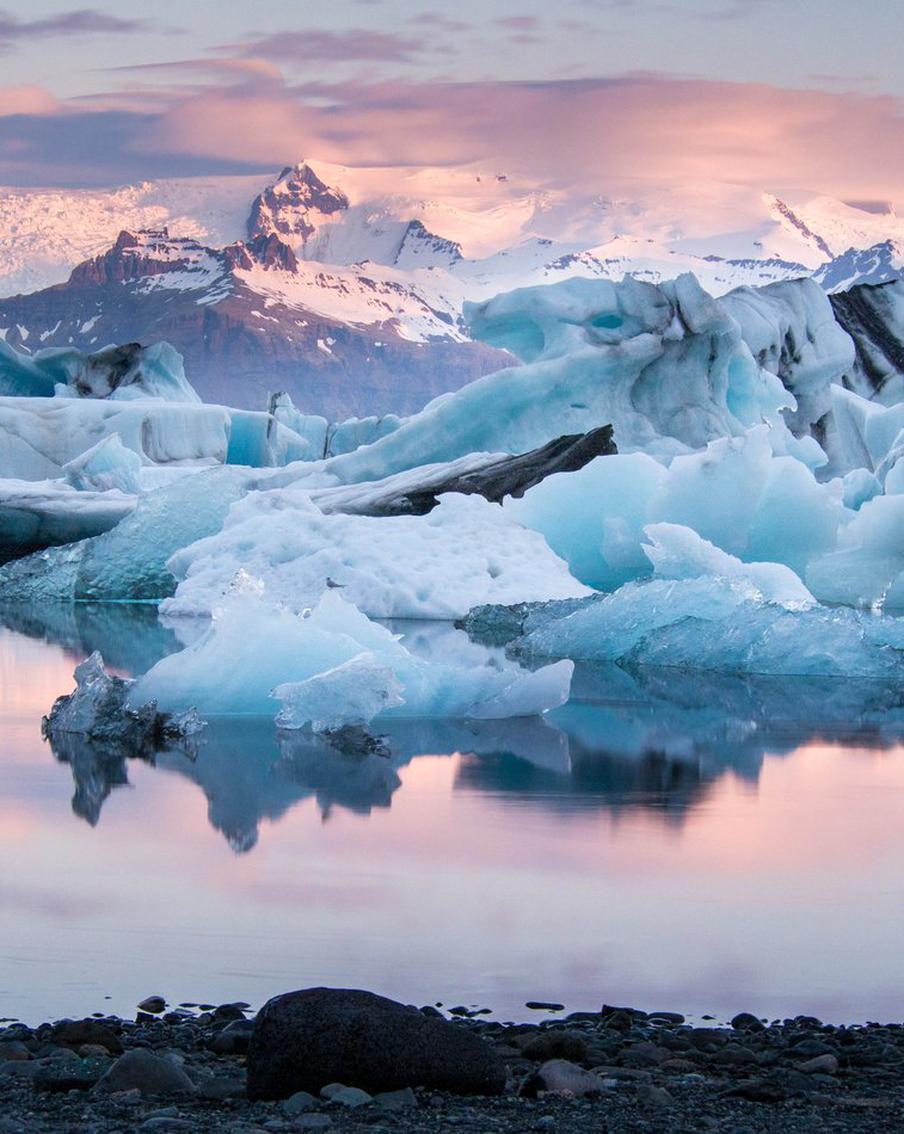 Исландские ледники тают быстрее, чем в других частях света