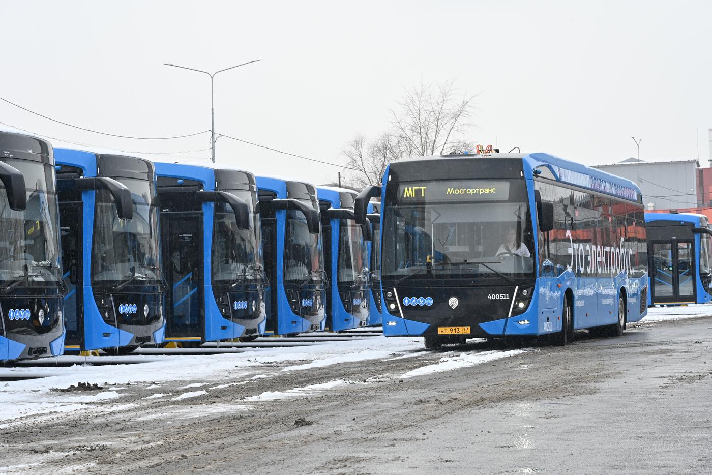 В Москву пришли 100 инновационных электробусов