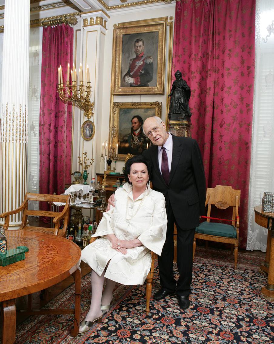 Ростропович и Вишневская в Париже, 2006 год