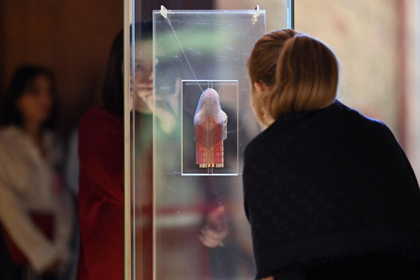 На выставке в Государственном историческом музее.