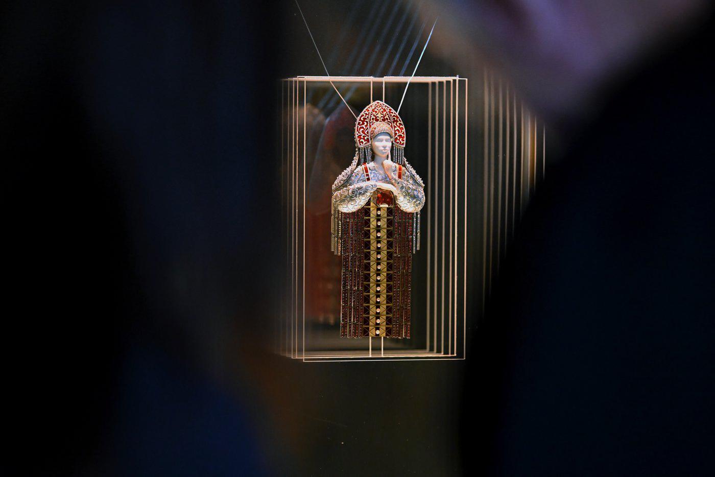 На выставке в Государственном историческом музее.