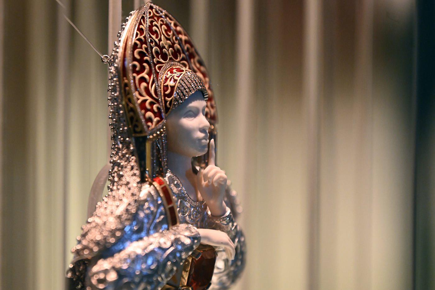 На выставке в Государственном историческом музее.