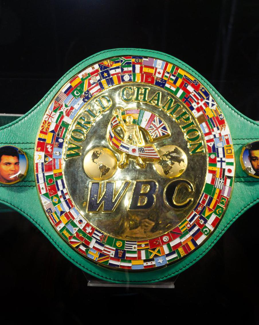 Дональд Трамп получил от украинских властей чемпионский пояс Александра Усика в качестве подарка