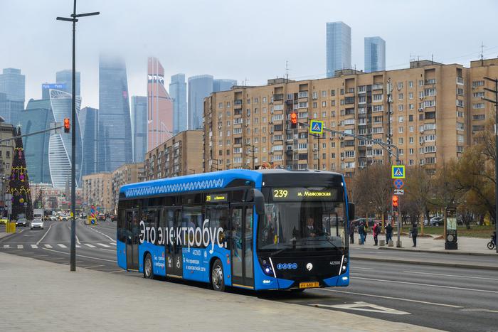 1300 электробусов пришли в Москву с 2023 года
