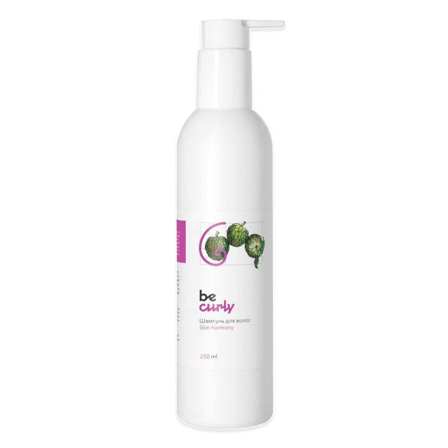 Шампунь для сухой и чувствительной кожи головы Be Curly Skin Harmony (2100 ₽).