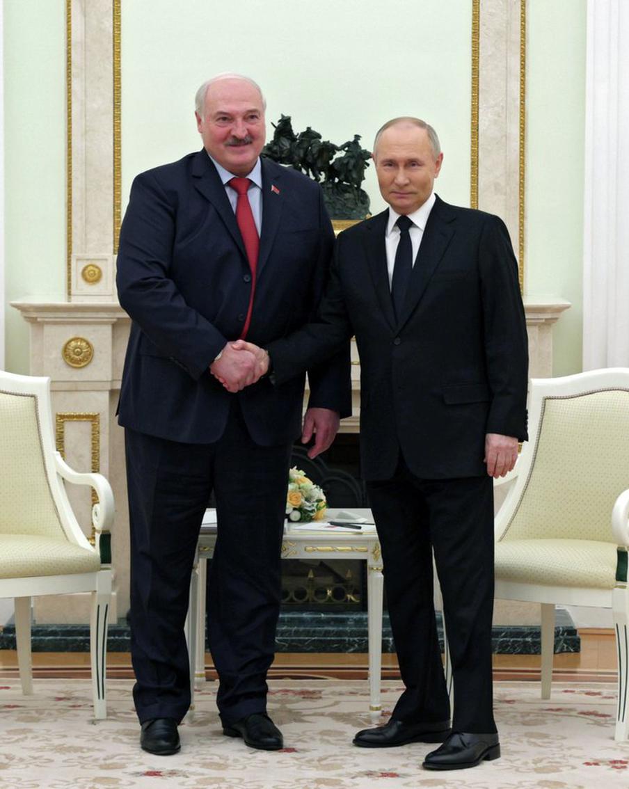 Переговоры Путина и Лукашенко начались в Кремле