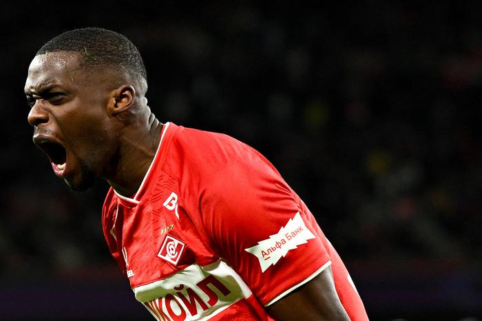 Спартаковец Кристофер Мартинс Перейра получил травму плеча, но смог забить 2 мяча в важном мачте с "Зенитом"