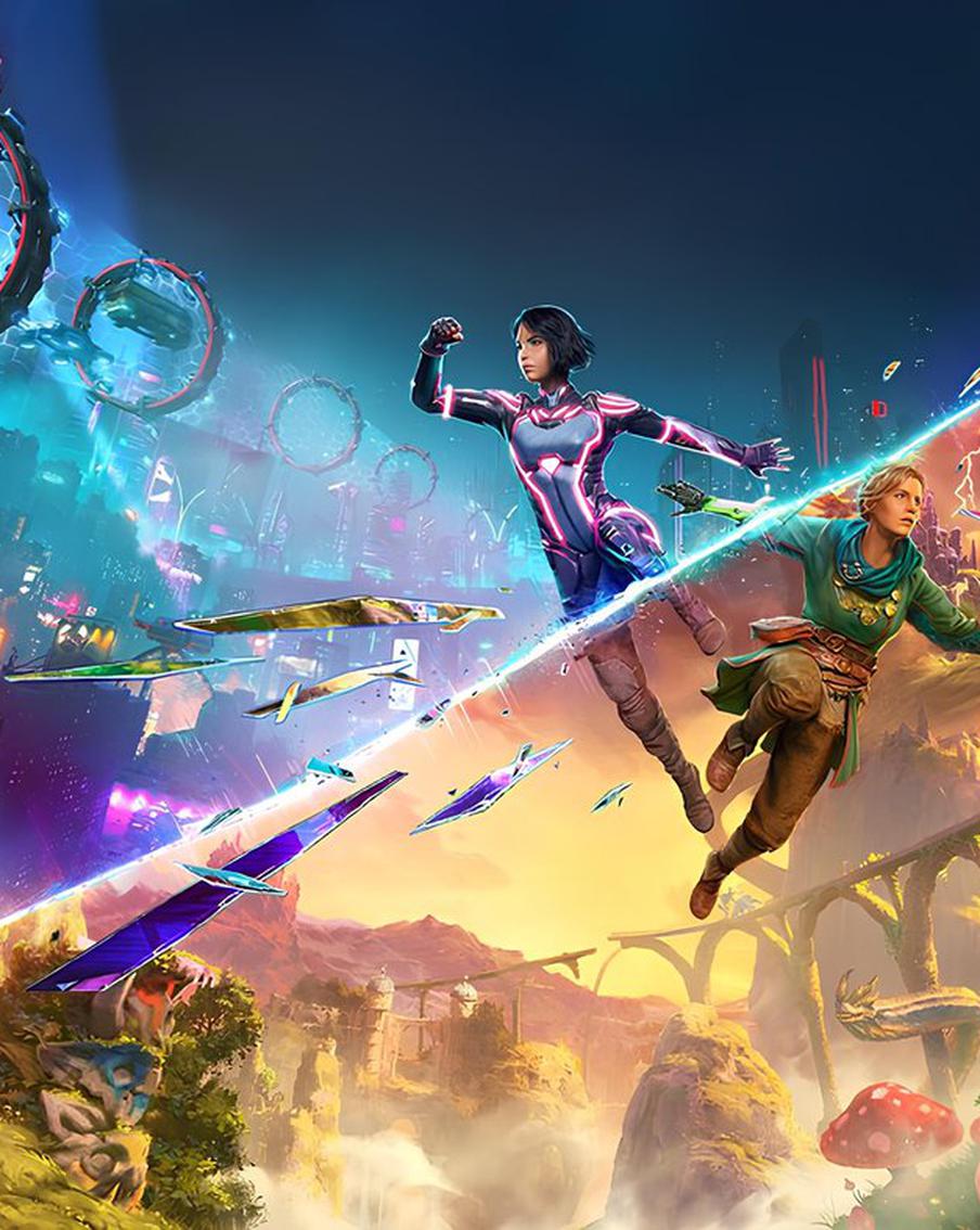 Приключения в мирах киберпанка и драконов: какой получилась игра Split Fiction