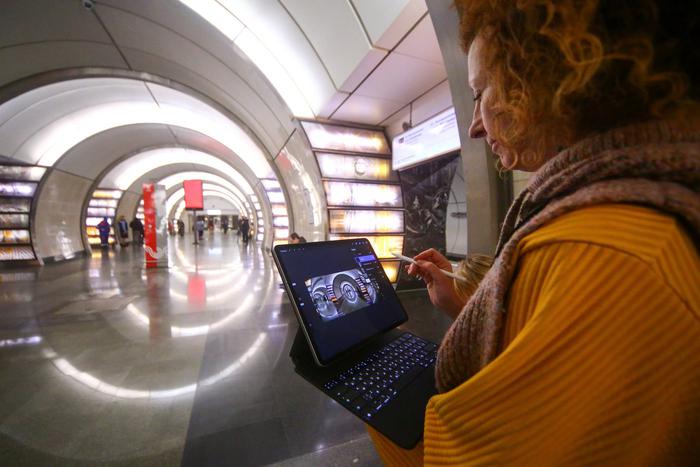 Художники вдохновились станцией "Фонвизинская" и создали цифровой арт