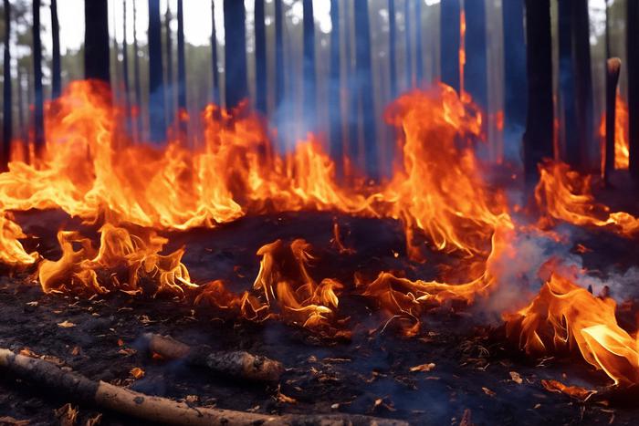 На территории Московской области потушили первый в этом сезоне лесной пожар