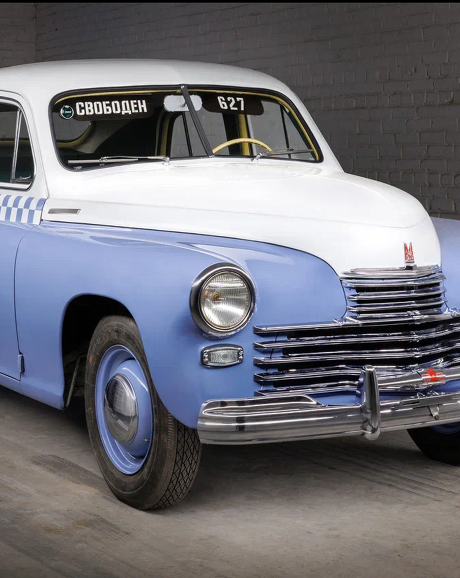 Музей Транспорта Москвы завершил реставрацию автомобиля такси ГАЗ-М20А "Победа"