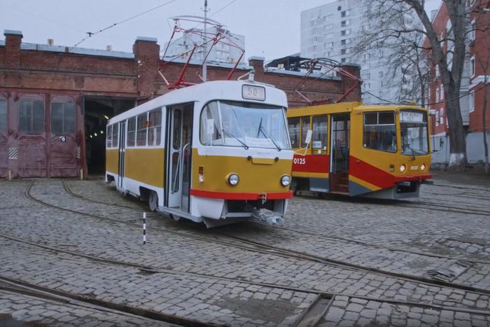 Легендарный жёлтый чешский трамвай Tatra T3SU отреставрировали для Музея транспорта Москвы