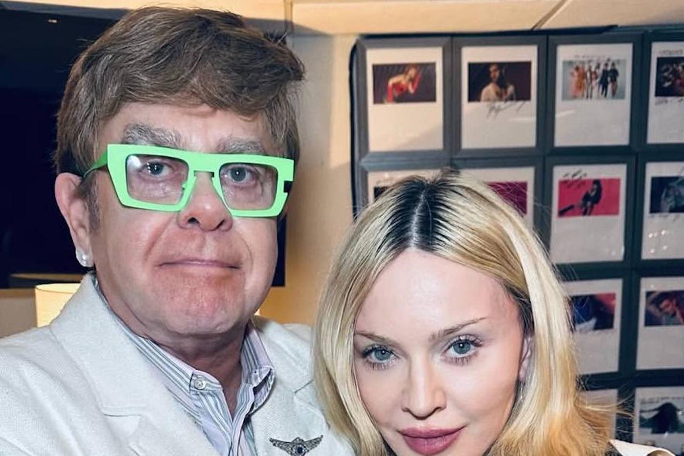 Мадонна помирилась с Элтоном Джоном двадцать лет спустя