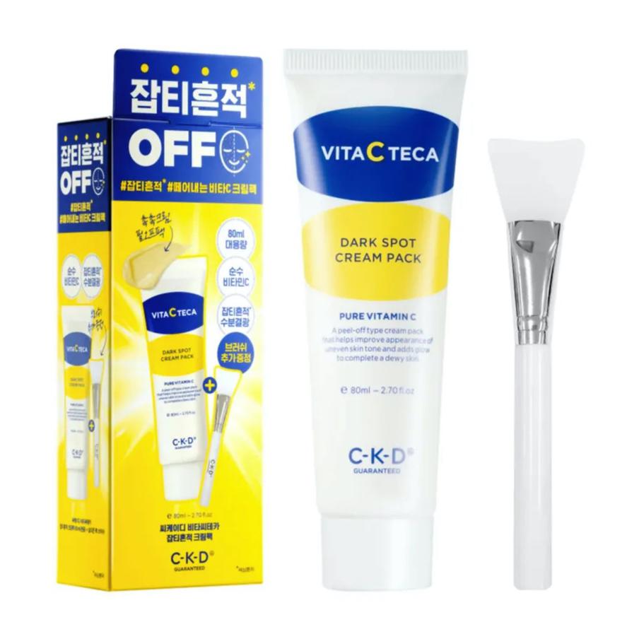 Набор маска-плёнка с витамином С + кисть CKD Vita C Teca Dark Spot Cream Pack (2100 ₽).