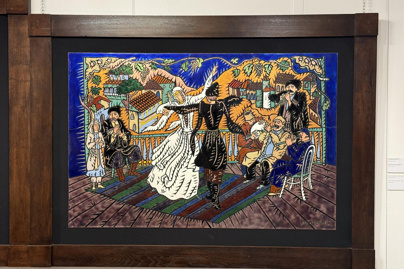 Панно в технике перегородчатая эмаль.