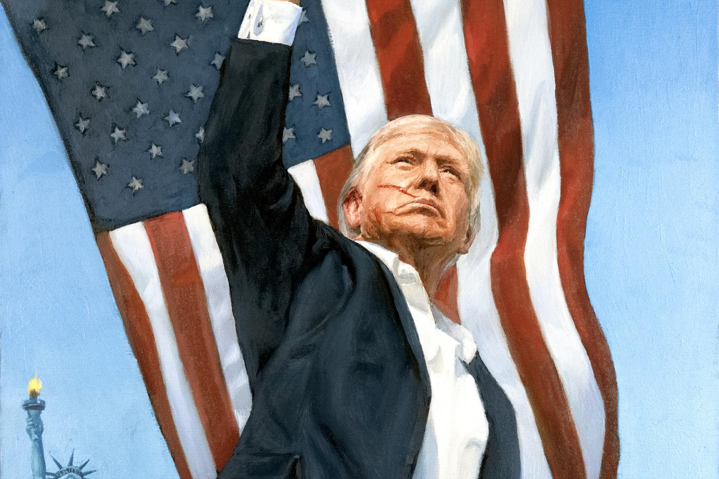 "Искусство может быть частью миротворческого процесса": Никас Сафронов рассказал про портрет Трампа