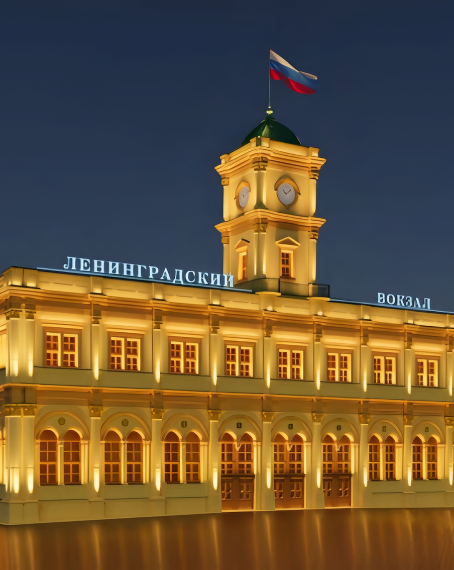После ремонта Ленинградский вокзал засияет в новом свете