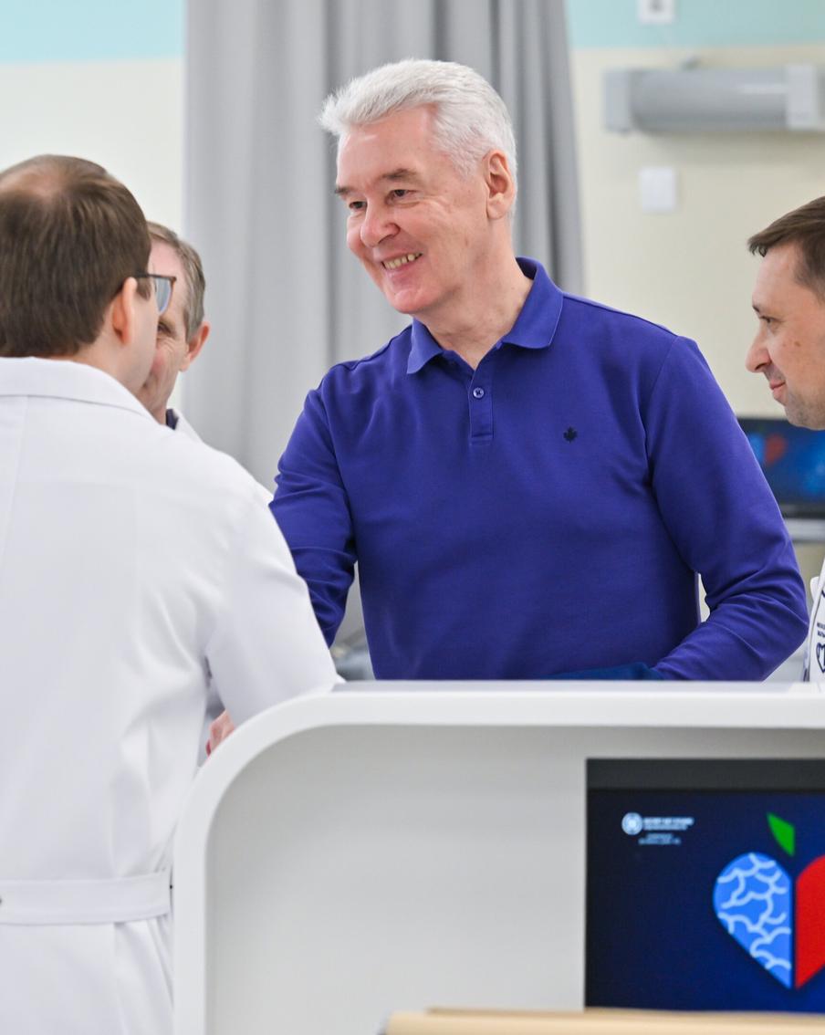 Сергей Собянин открыл флагманский центр больницы имени Буянова