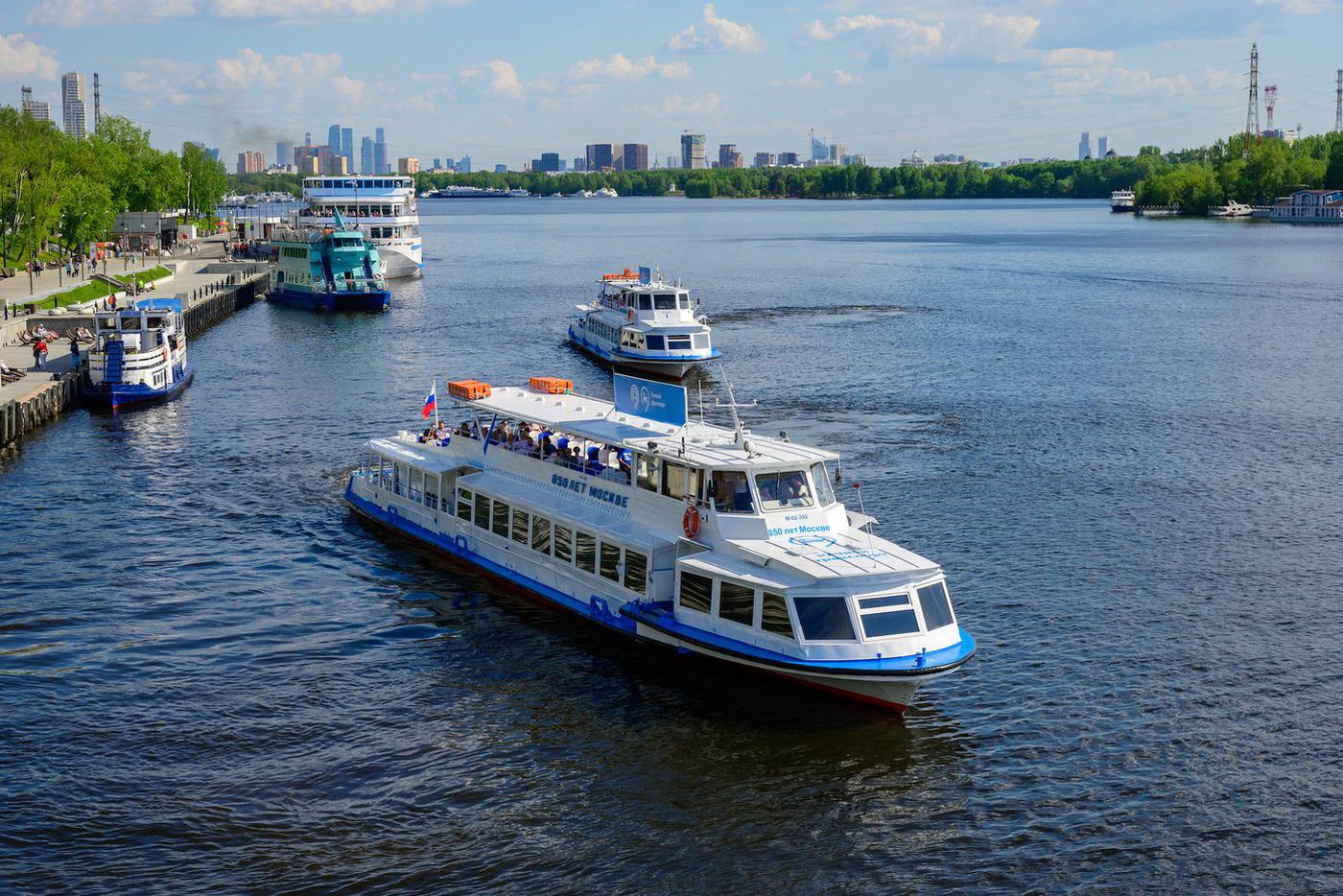 В Москве начали работу речные маршруты-переправы от Северного речного вокзала до Химок и Южного Тушино