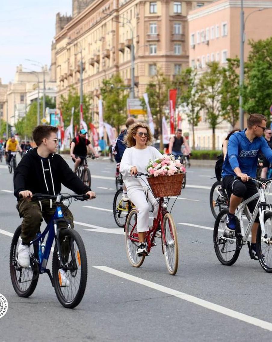 Весенний велофестиваль в Москве посетило рекордное число велосипедистов