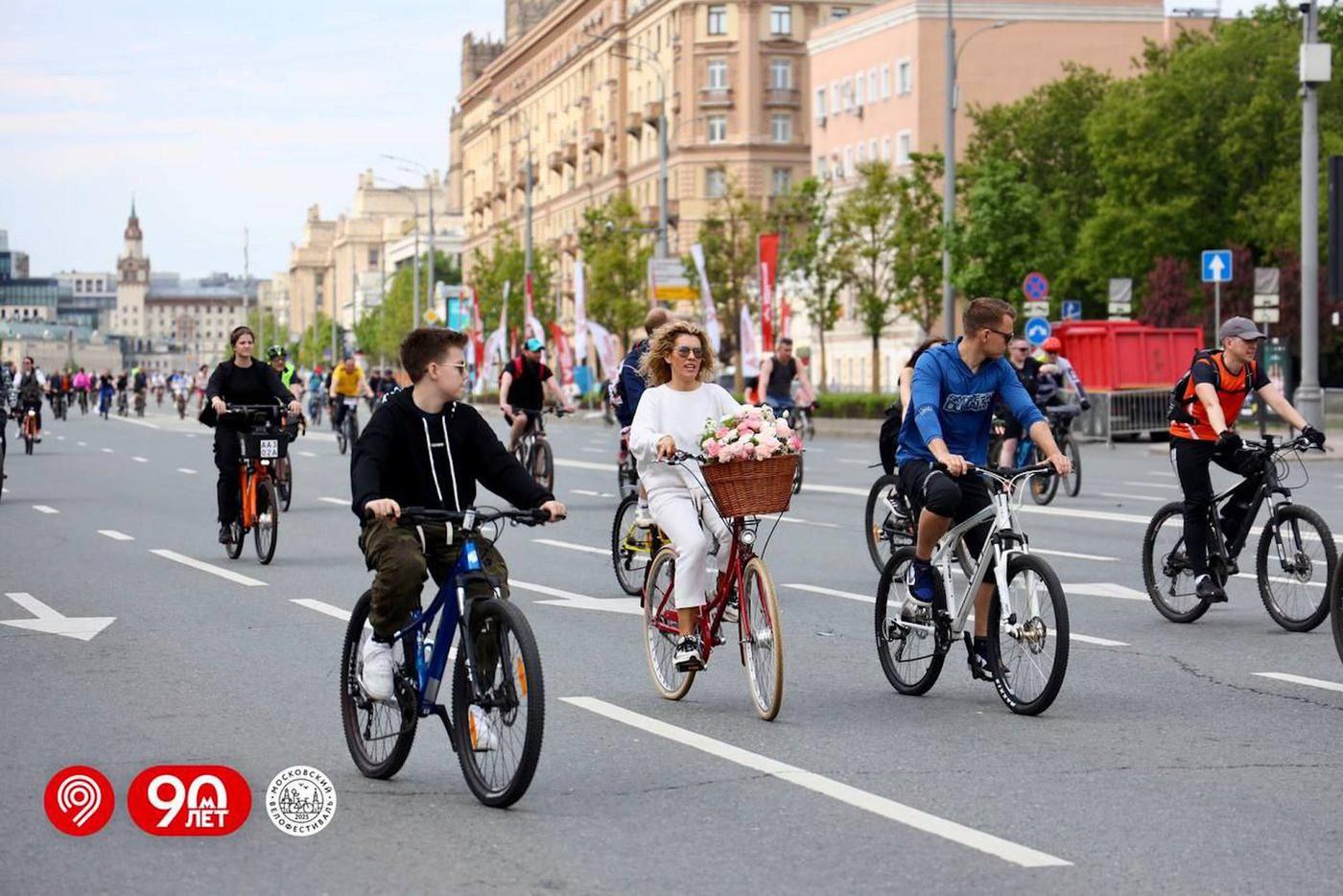 Весенний велофестиваль в Москве собрал рекордное количество велосипедистов