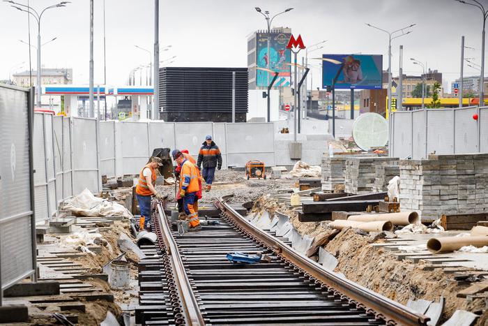 Трамвайное движение скоро будет восстановлено по Трифоновской улице и на Рижской площади