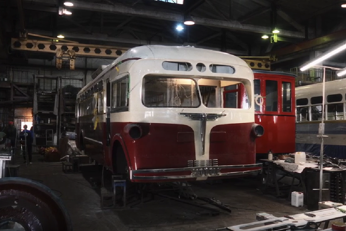 Музей транспорта Москвы завершил реставрацию троллейбуса МТБ-82М