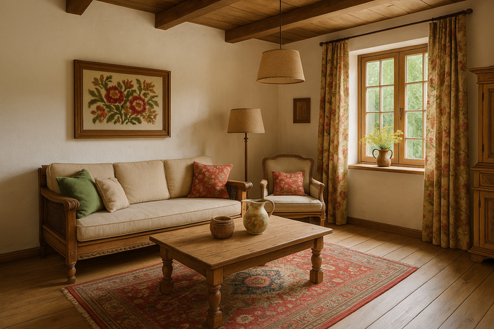 Русский стиль в дачном интерьере: как внедрить культуру и уют без китча