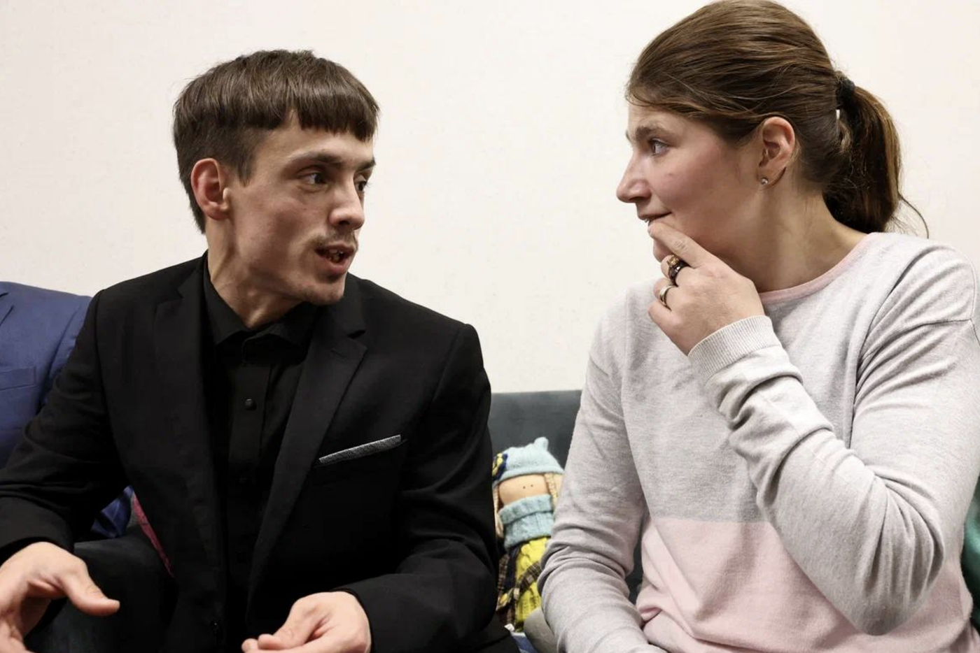 Влюблённые друг в друга и в хоккей