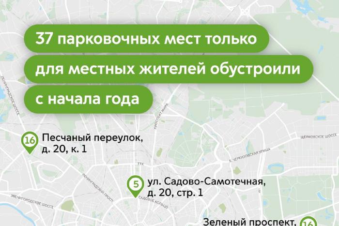 Максим Ликсутов: 37 мест только для владельцев парковочных разрешений обустроили с начала года