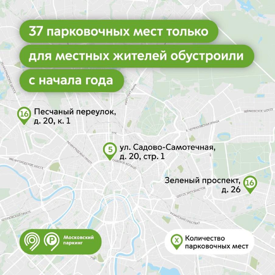 Максим Ликсутов: 37 мест только для владельцев парковочных разрешений обустроили с начала года