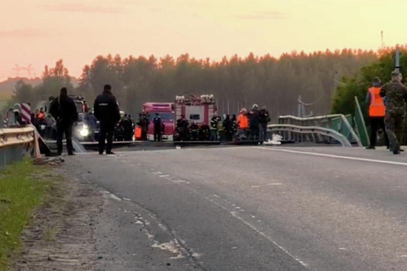 В Брянской области ЧП с поездом произошло из-за подрыва моста