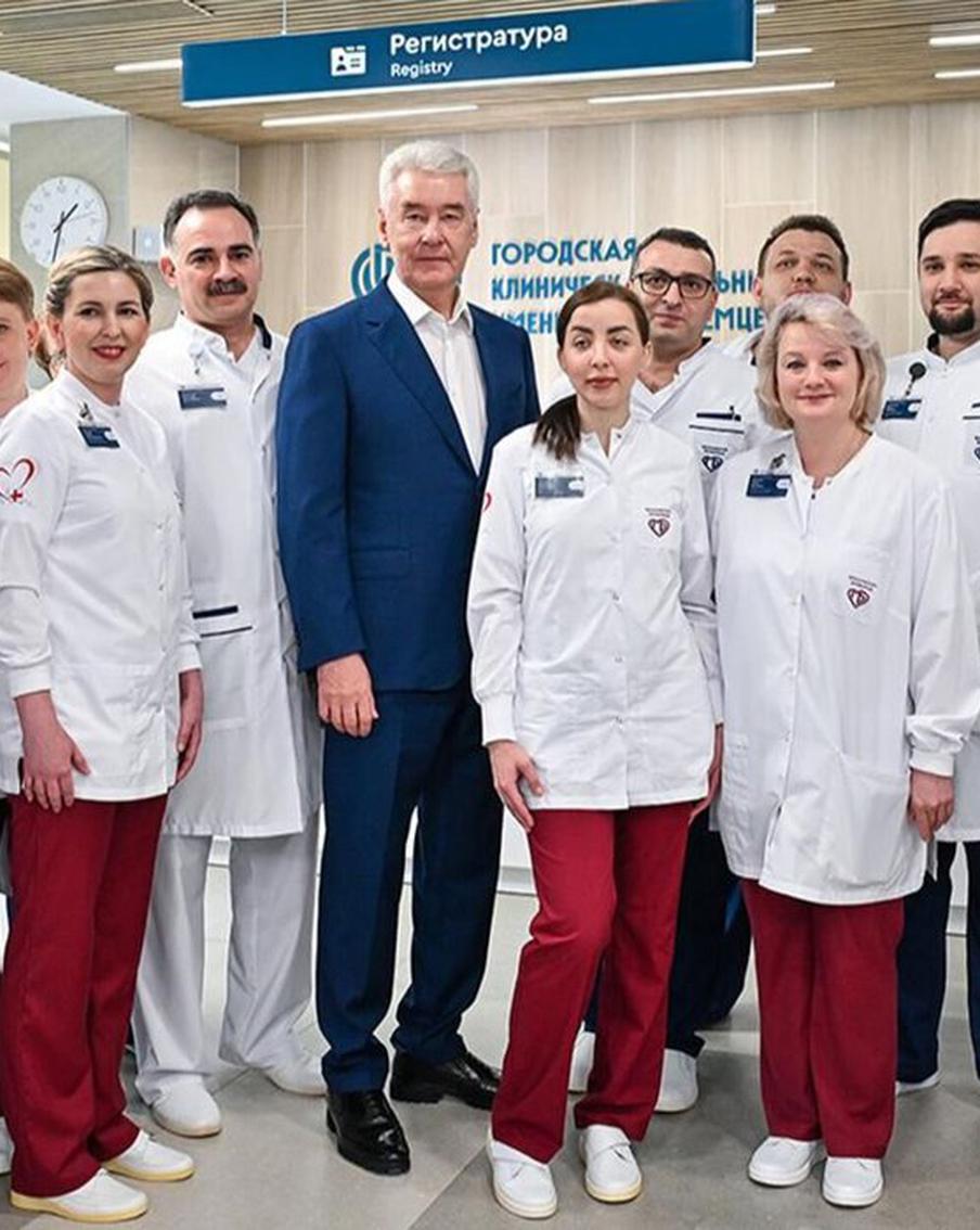 Сергей Собянин рассказал о масштабном обновлении больницы имени Иноземцева