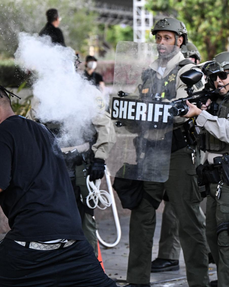 Полиция Лос-Анджелеса отпустила протестующих после задержания