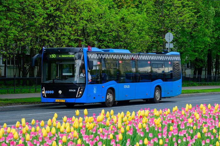 Флаг России и герб Москвы украсили столичный транспорт