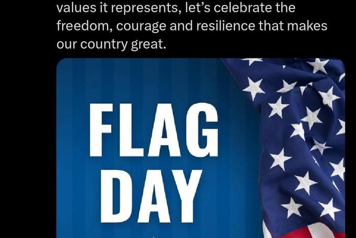 В поздравлении Пентагона с днём флага не было обнаружено цветов российского триколора