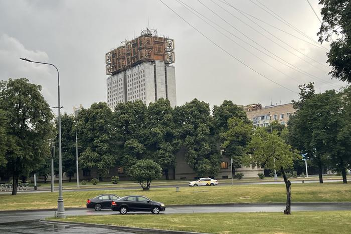 В Москве минувшая ночь прошла без сильных дождей