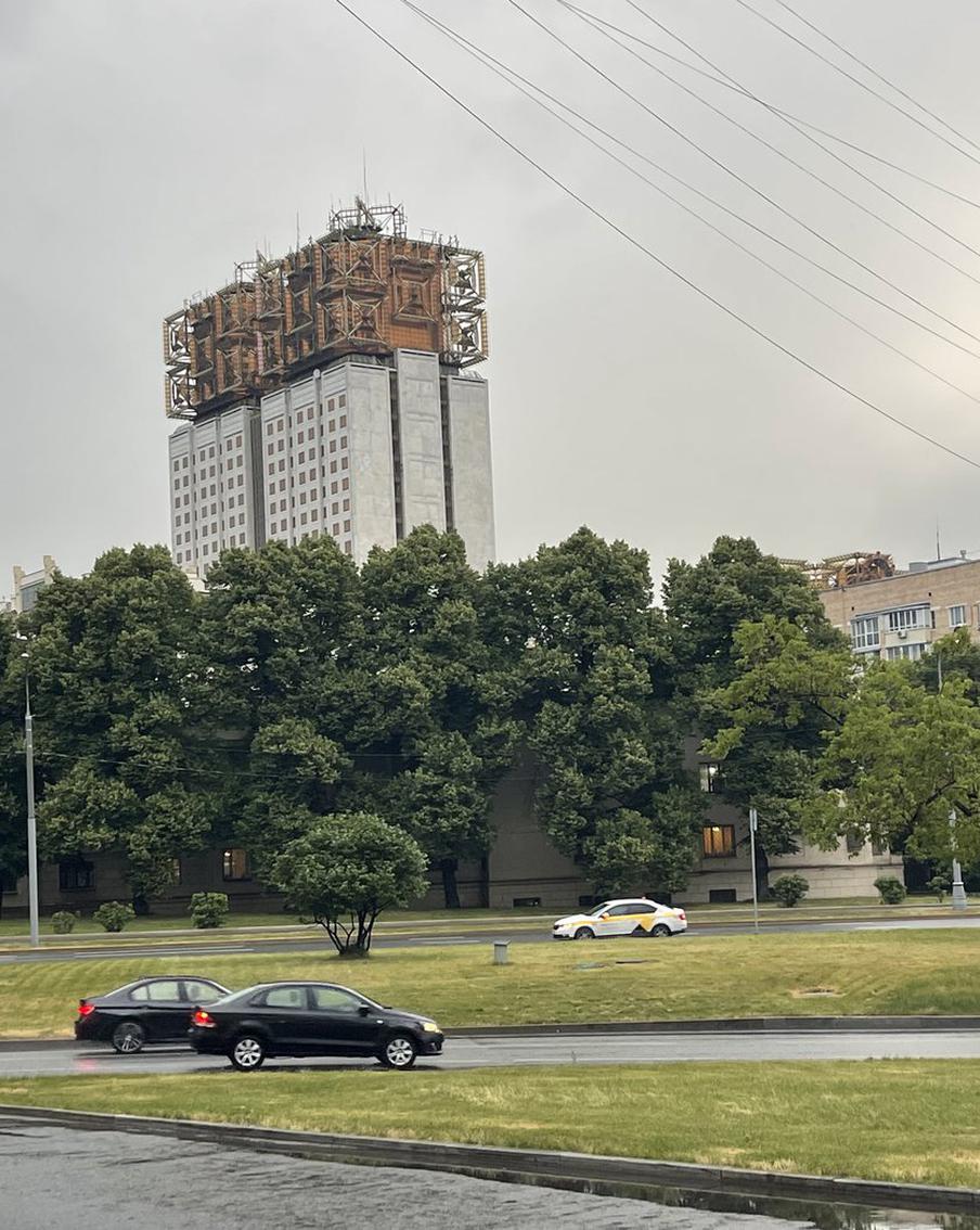 В Москве минувшая ночь прошла без сильных дождей