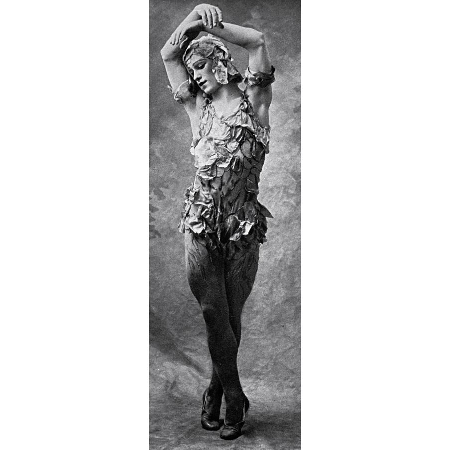 Вацлав Нижинский (1890 – 1950) в сцене из балета "Видение розы".