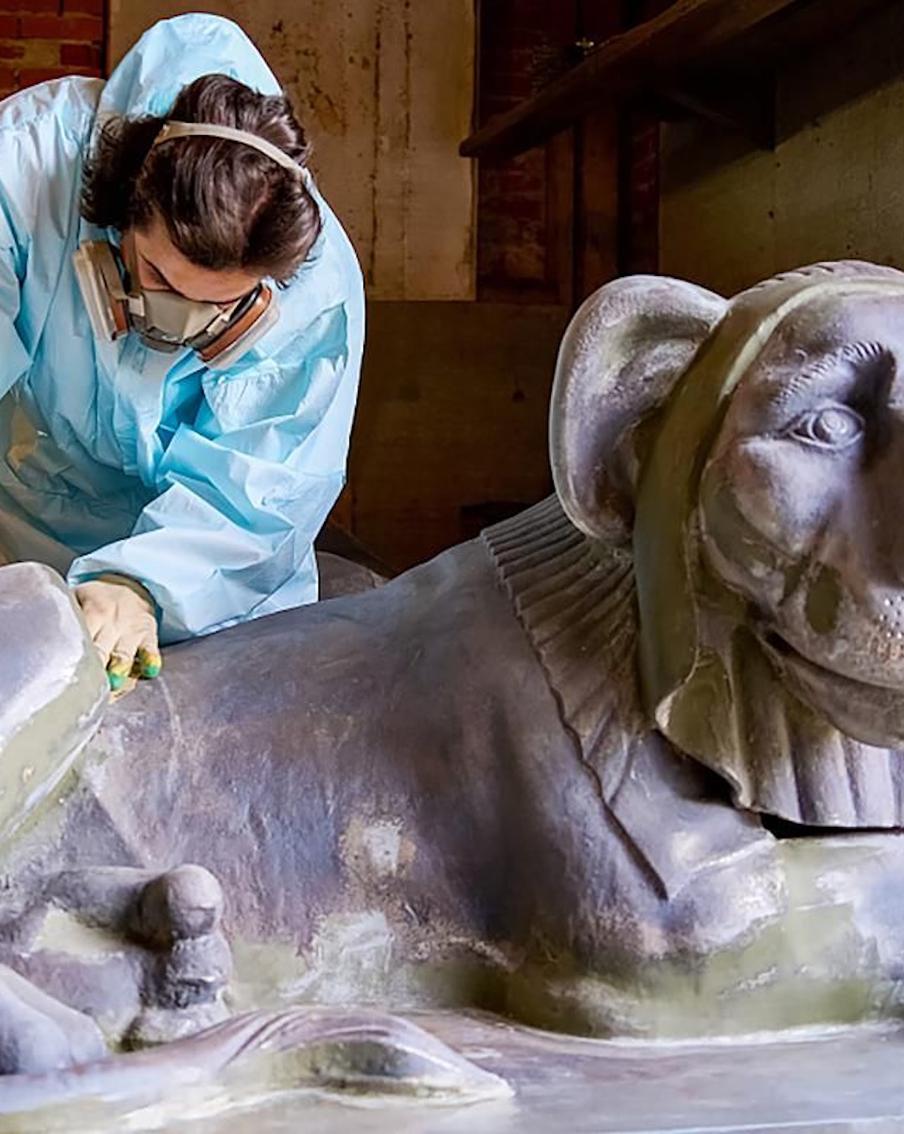 Собянин: Чугунные львы усадьбы Кузьминки вернутся на свои места в этом году