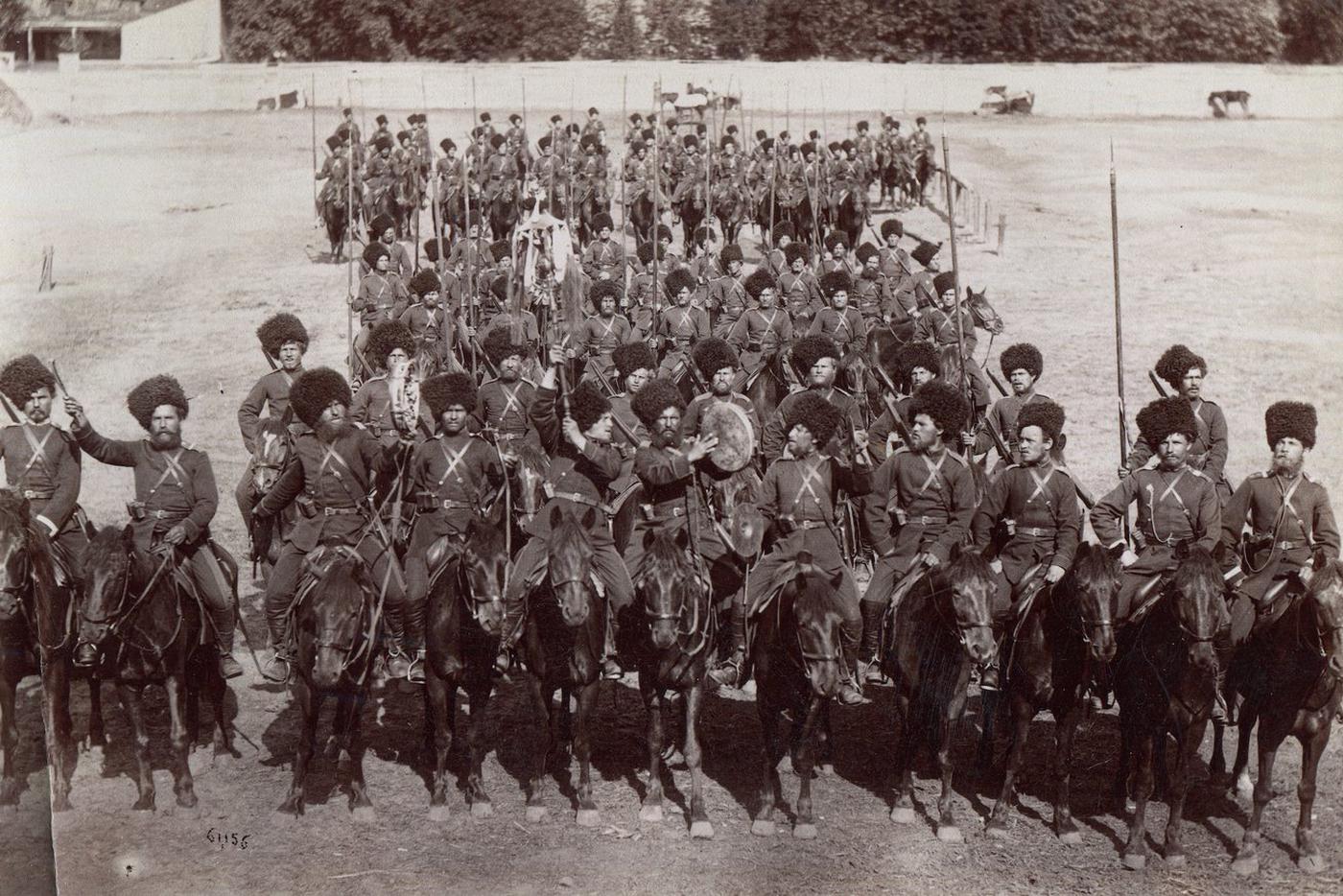 Уральские казаки. 1890-е годы.