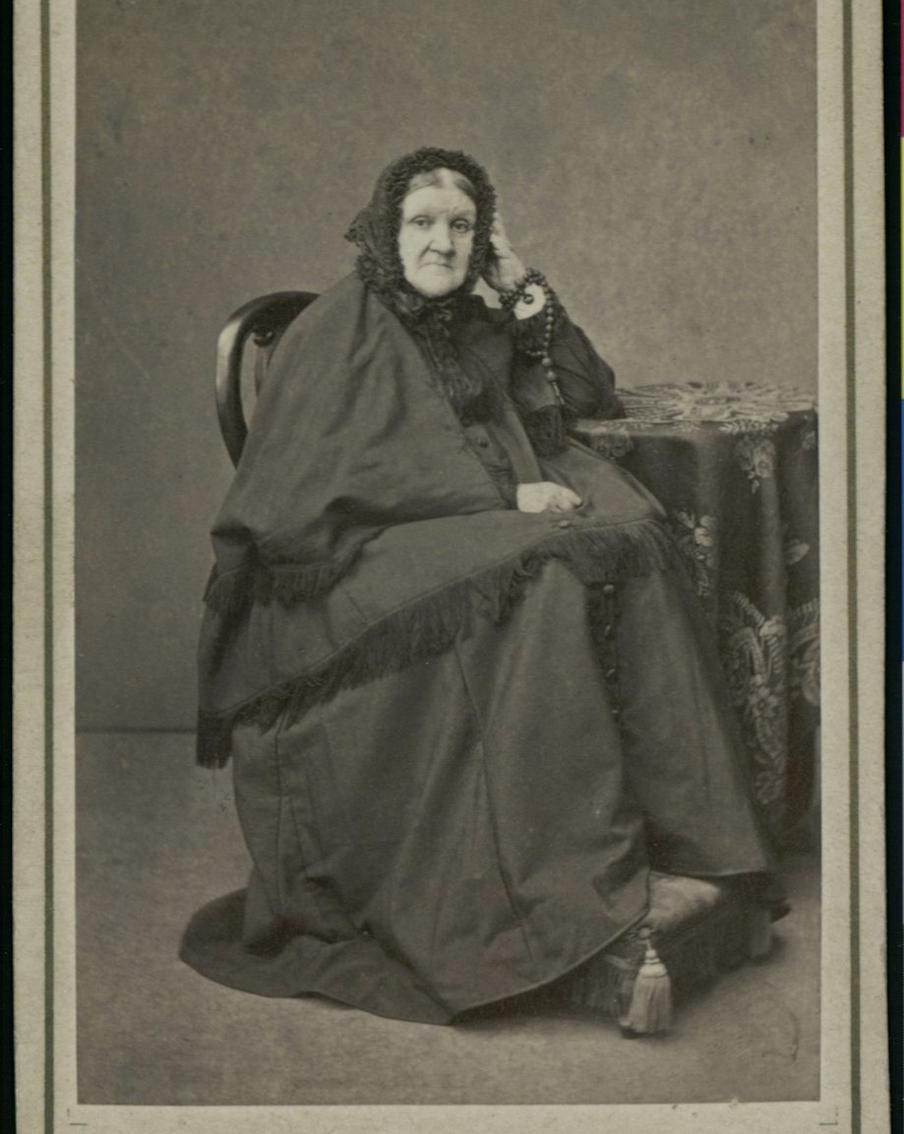 Пелагея Ильинична Юшкова. Фотография Ф. И. Ходасевича. Тула, 1870-е.