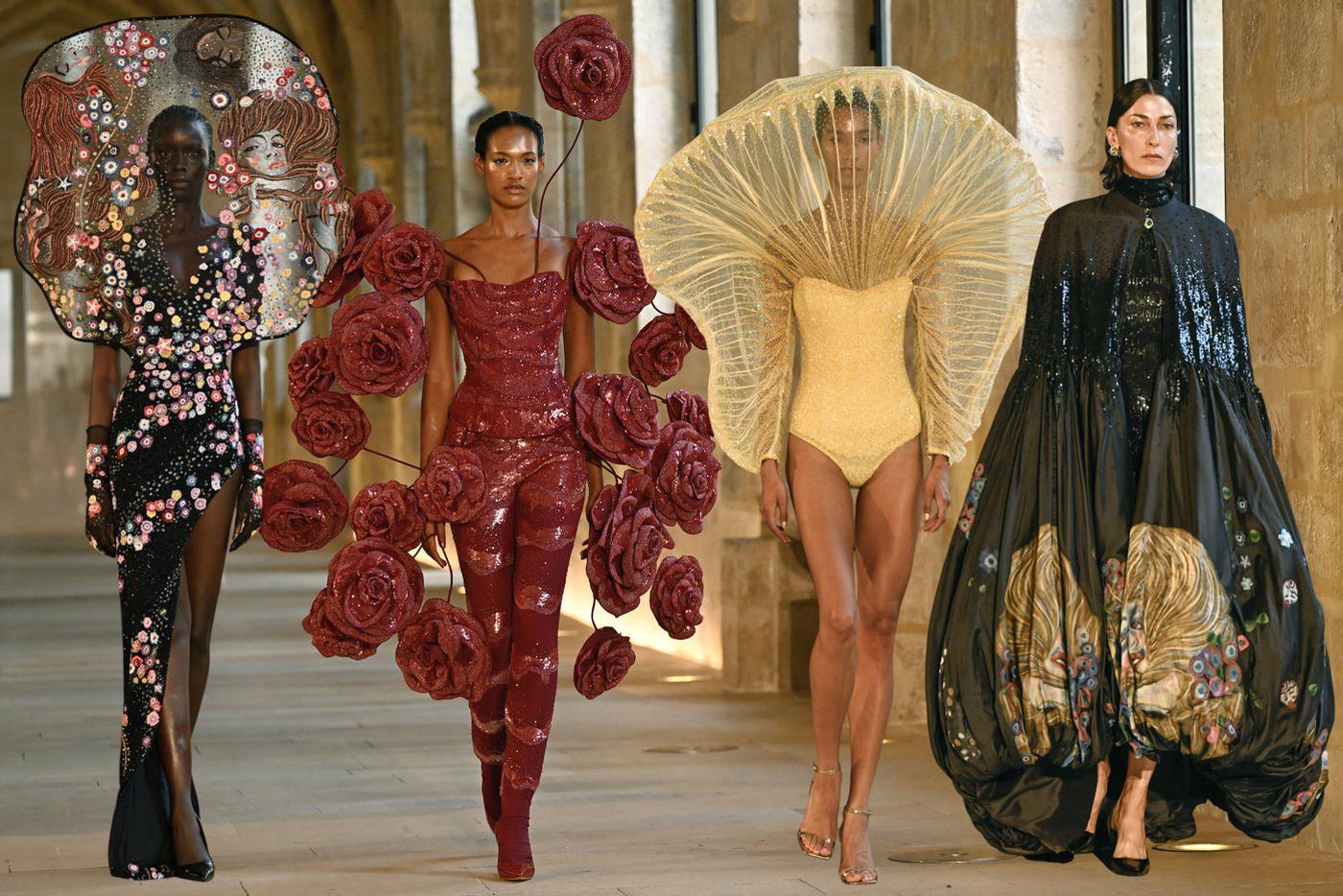 Показ Rahul Mishra.