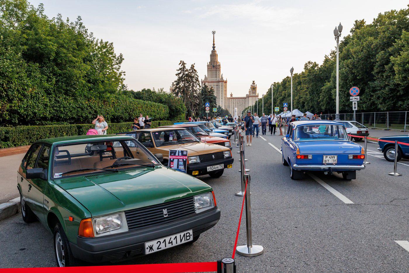 В Москве прошёл четвёртый городской фестиваль "Ретрорейс"