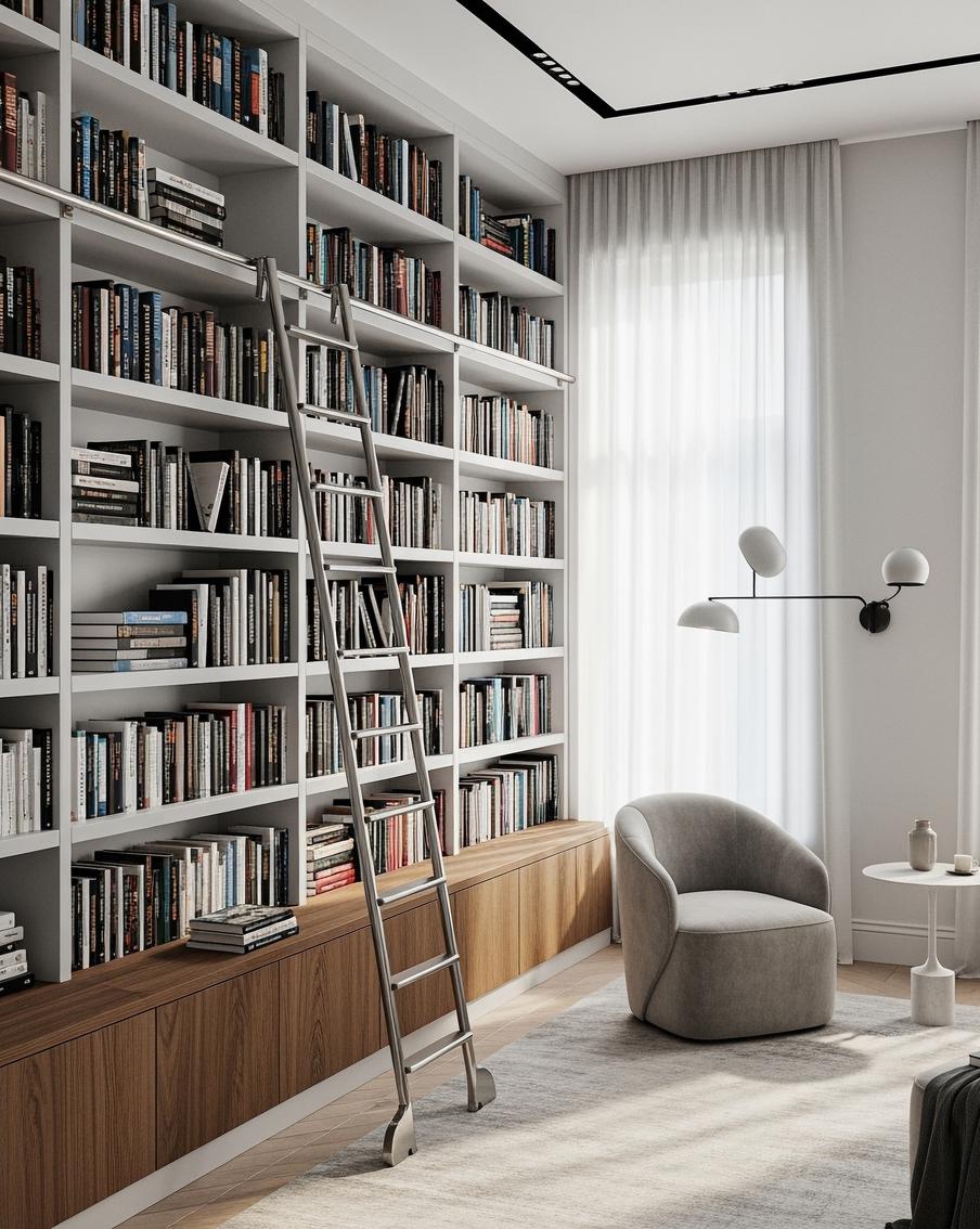 Библиотека будущего: уютное место для чтения, отдыха и вдохновения