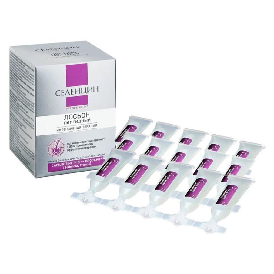Ампулы для восстановления густоты волос "Селенцин" Peptide Active (2199 ₽)
