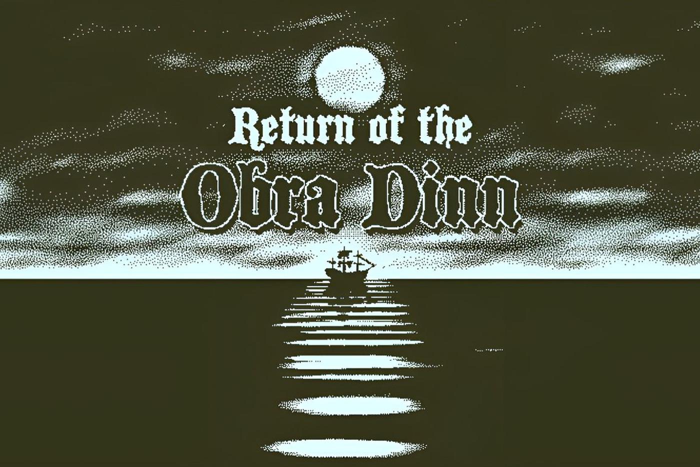 Игра о пропавшем корабле Obra Dinn