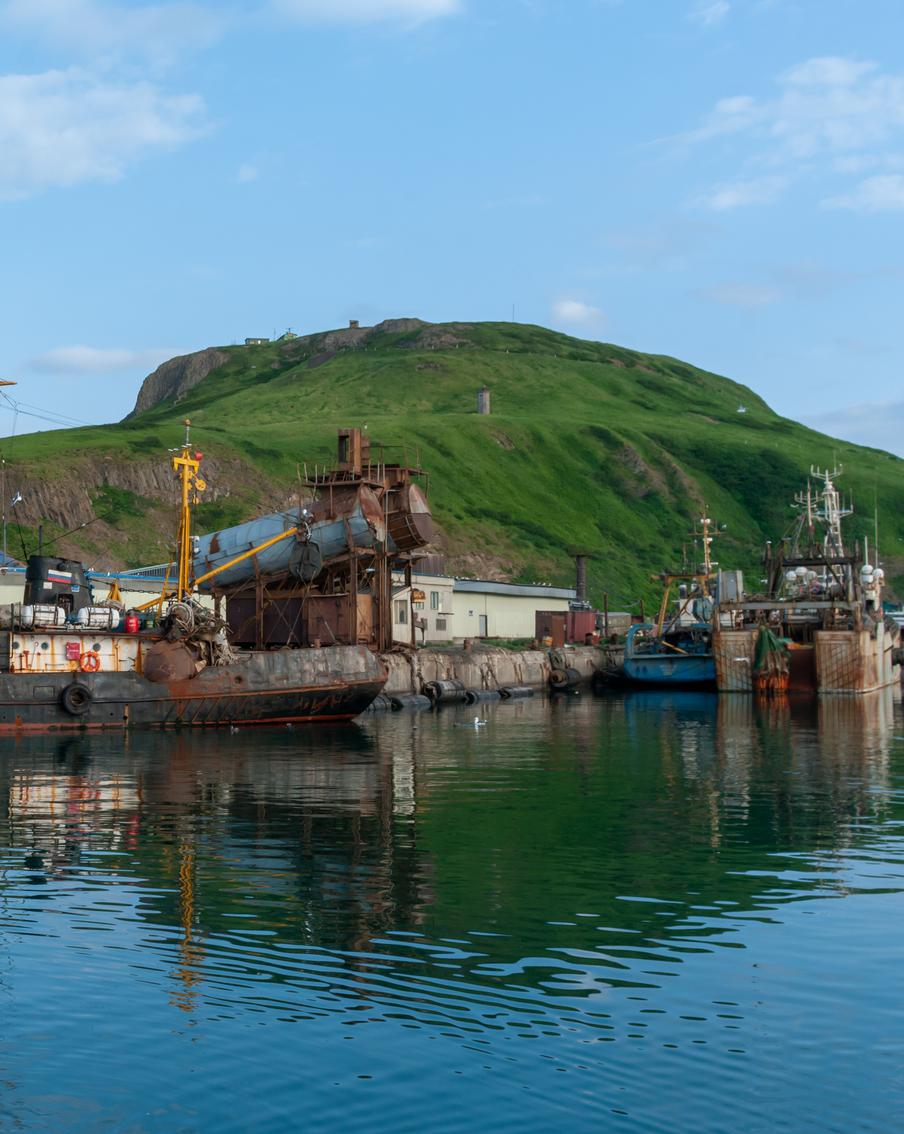 Разрушительное цунами полностью вывело из строя оборудование рыбного завода в Северо-Курильске