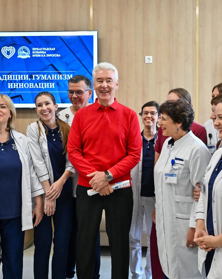 Сергей Собянин открыл обновленный ревматологический центр в Первой градской больнице
